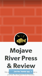 Mobile Screenshot of mojaveriverpress.com